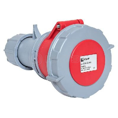 Розетка переносная 2242 3Р+РЕ 32А 380В IP67 PROxima EKF ps-2242-32-380 изображение, фото