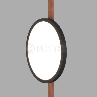 Светильник для трека-ремня Belty Flow 10Вт 4000К IP20 48В DC 168х29.5мм RA90 120град. со светодиодом алюм. черн. DENKIRS 723161 изображение, фото