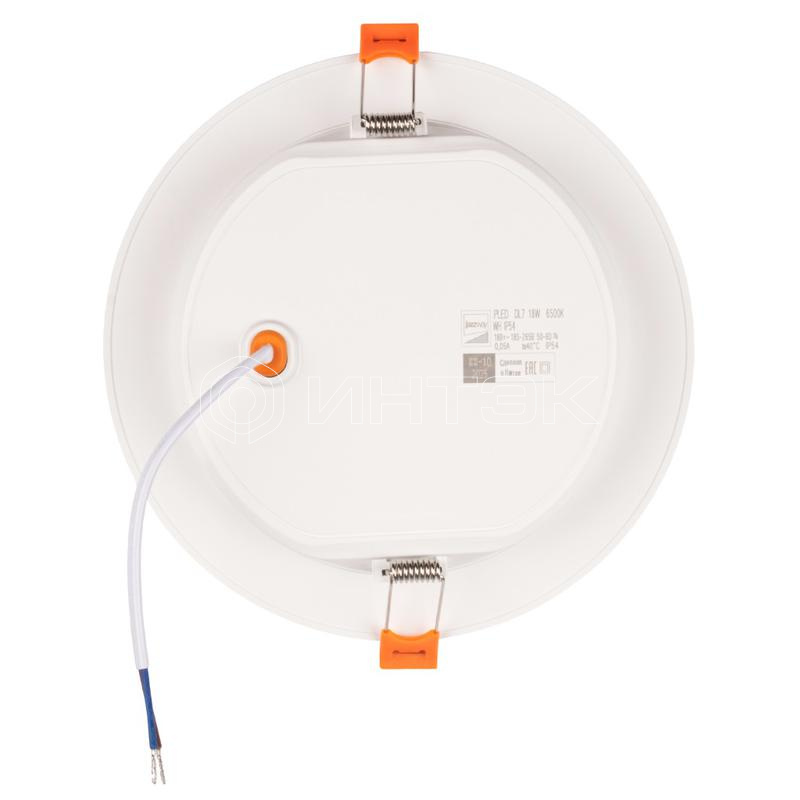 Светильник светодиодный PLED DL7 18Вт 6500К IP54 1530лм WH встраив. бел. Pro JazzWay 5069107 изображение, фото