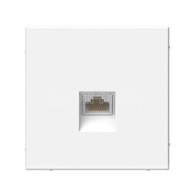 Розетка компьютерная ArtGallery RJ45 кат.5E механизм бел.  Systeme Electric GAL000183 изображение, фото