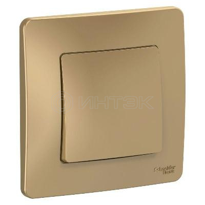 Переключатель проходной 1-кл. СП Blanca 10А IP20 (сх. 6) 250В титан Systeme Electric BLNVS010604 изображение, фото