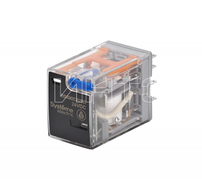 Реле 10А 2перекл. 24В DC тест кнопка LED Systeme Electric RSXM2CB2BD изображение, фото