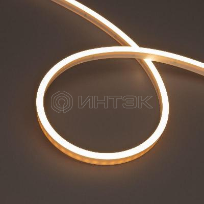 Лента светодиодная WAVE-SIDE-PU-A120-06х12мм 24В Warm 3000К 8Вт/м IP68 wire x2 вывод боков. герметичная (уп.5м) Arlight 052419 изображение, фото