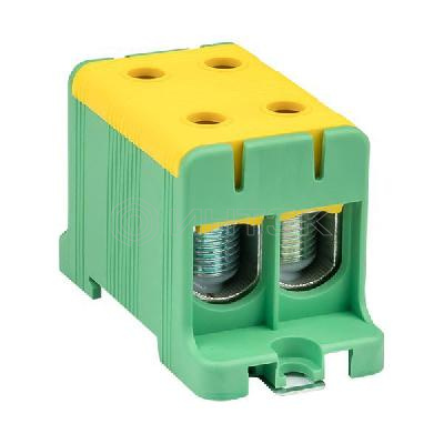 Клемма силовая вводная двойн. КСВ 16-95кв.мм желт./зел. EKF plc-kvs2-16-95-y-green изображение, фото