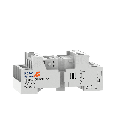 Розетка для реле OptiRel G RR94-72-230-7-V КЭАЗ 281170 изображение, фото
