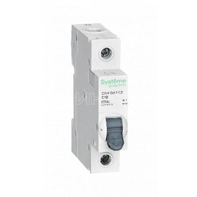 Выключатель автоматический модульный 1п C 10А 4.5кА City9 Set 230В Systeme Electric C9F34110