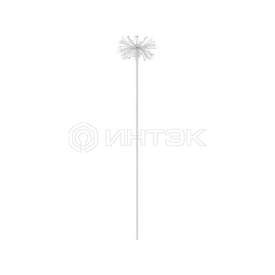 Светильник KT-DANDEL-BOLL-H495-0.5W Warm3000 WH 24 deg 24В 0.5Вт 3000К IP65 метал. Arlight 050678 изображение, фото
