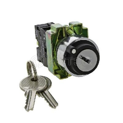 Переключатель BG73 3P с замком (возврат.) 2NO EKF xb2-bg73 изображение, фото