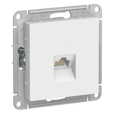 Розетка компьютерная AtlasDesign RJ45 кат.6A механизм лотос  Systeme Electric ATN001386 изображение, фото