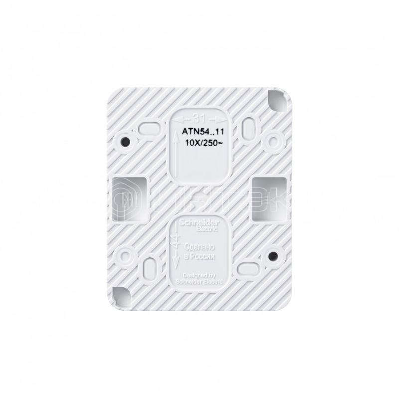 Выключатель 1-кл. ОП AtlasDesign PROFI IP54 10AX бел.  Systeme Electric ATN540111 изображение, фото
