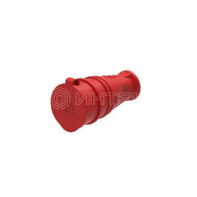 Розетка кабельная MultiSet 16А 2P+E 250В IP44 каучук красн. Systeme Electric MST4402RD изображение, фото