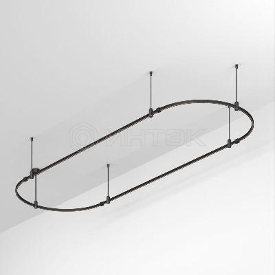 Трек ART-APRIORI-OVAL-ROD-400-3000х1000 BK IP20 метал. Arlight 048508 изображение, фото