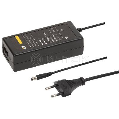 Драйвер LED ИПСН ECO 3528 36Вт 12В сетевая вилка-блок -JacK 5.5 мм IP20 IEK LSP2-036-12-20-11 изображение, фото