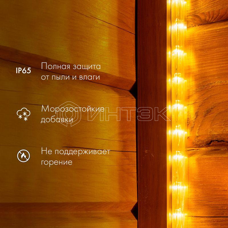 Шнур светодиодный Дюралайт фиксинг 2Вт 36LED/м бел. (уп.100м) Neon-Night 121-155 изображение, фото