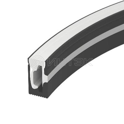Профиль WPH-FLEX-0612-SIDE-S8-10m BLACK L10000 силикон. (уп.10м) Arlight 045785 изображение, фото