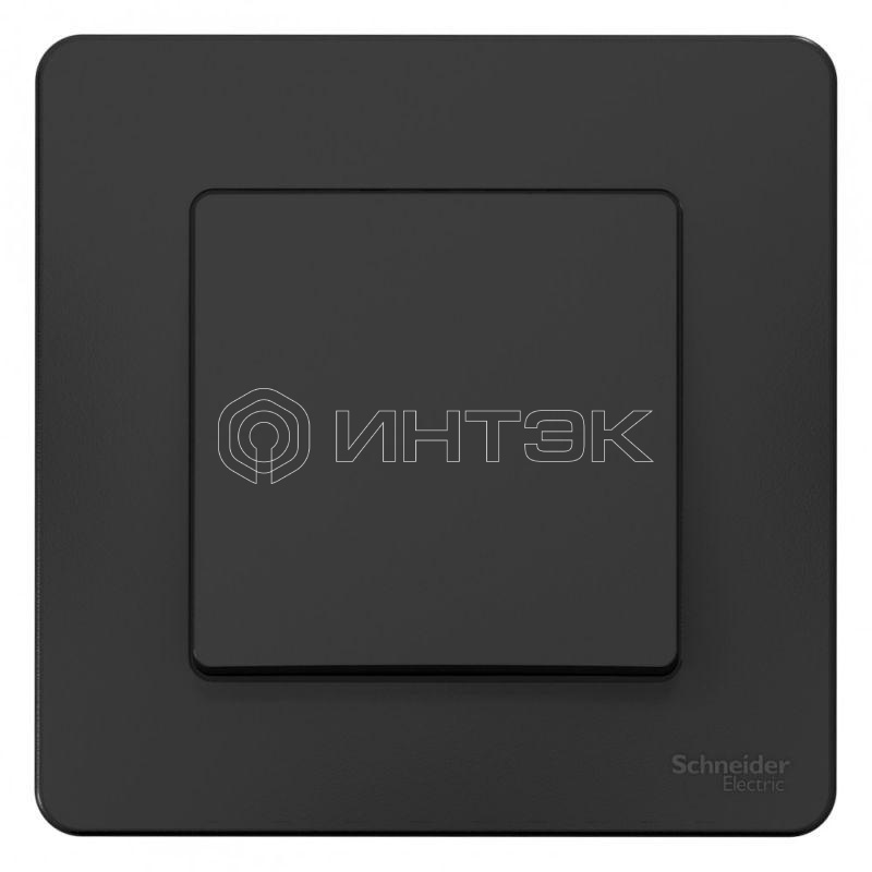 Выключатель 1-кл. СП Blanca 10А IP20 (сх. 1) 250В антрацит  Systeme Electric BLNVS010106 изображение, фото