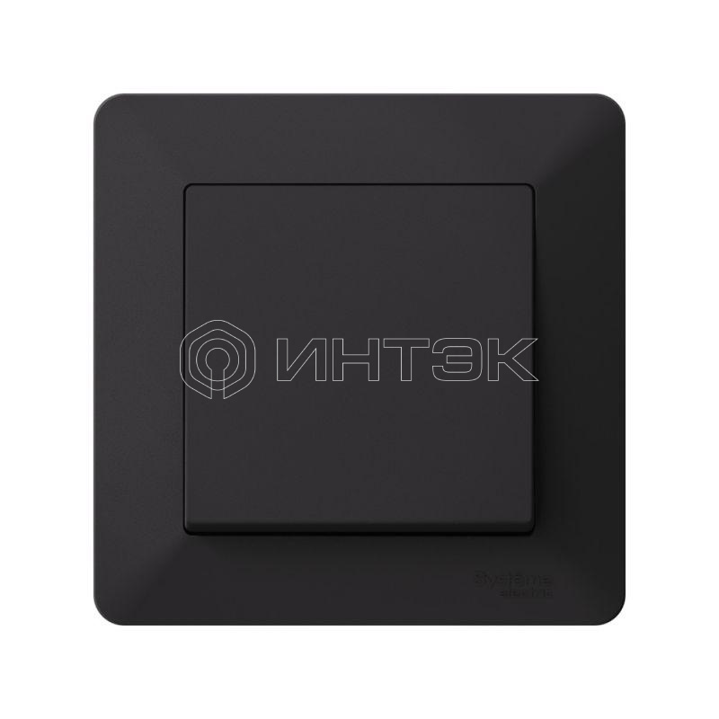 Рамка 1-м AtlasDesign Air карбон/дым. черн.  Systeme Electric ATN221001 изображение, фото