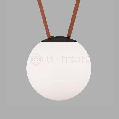 Светильник для трека-ремня Belty Orb 10Вт 4000К IP20 48В DC 180х181мм RA90 120град. со светодиодом акрил черн. DENKIRS 723156 изображение, фото
