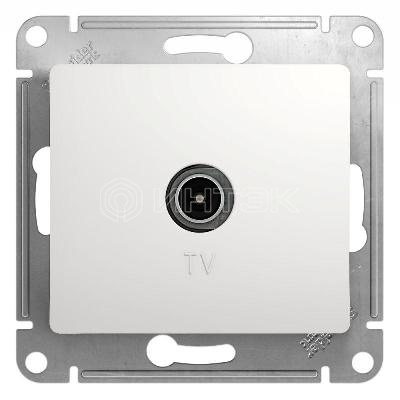 Розетка телевизионная TV Glossa коннектор механизм бел.  Systeme Electric GSL000193 изображение, фото