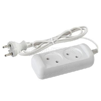 Удлинитель 2х5м без заземл. 6А IP20 UX-2-5m ШВВП 2х0.75 Эра Б0038559 изображение, фото