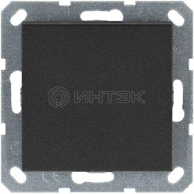 Кнопка звонка 1-кл. 10А IP20 механизм антрацит Jasmart G3010B изображение, фото