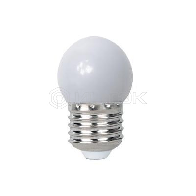 Лампа светодиодная PLED-ECO 1Вт G45 шар 3000К тепл. бел. E27 для Белт-лайт Pro JazzWay 5040649 изображение, фото