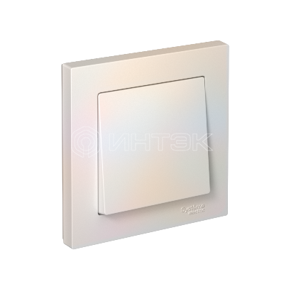 Выключатель 1-кл. СП AtlasDesign 10А IP20 (сх. 1) 10AX в сборе жемчуж. Systeme Electric ATN000412 изображение, фото