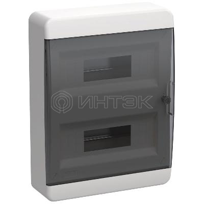Корпус ЩРН-П-24 TEKFOR IP41 черн. прозр. дверь пластик. IEK TF5-KP12-N-24-41-K01-K03 изображение, фото