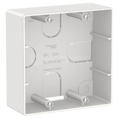 Коробка подъемная СП Blanca для силовых розеток бел.  Systeme Electric BLNPK000021 изображение, фото