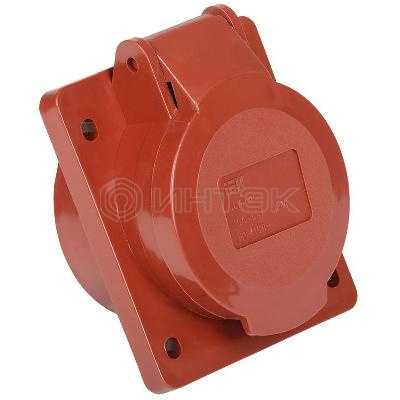 Розетка встраиваемая 16А 3P+E+N 380В IP44 ССИ-415 IEK PSR42-016-5 изображение, фото