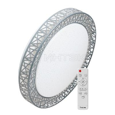Светильник светодиодный PREMIUM Loft-B 75Вт 230В 3000-6500К 6000лм IP40 490х100мм настенно-потолочный управляемый с пультом ДУ КОСМОС KSLofG75W изображение, фото