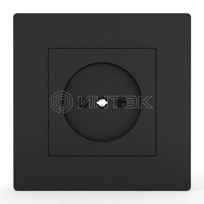Розетка 1-м СП Pixel 16А IP20 без заземл. в сборе карбон TOKOV ELECTRIC TKE-PX-R1F-C14 изображение, фото