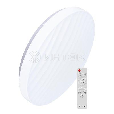 Светильник светодиодный PREMIUM MIRAGE 75Вт 230В 3000-6500К 6000лм IP40 495х105мм настенно-потолочный управляемый с пультом ДУ КОСМОС KSMira75W изображение, фото