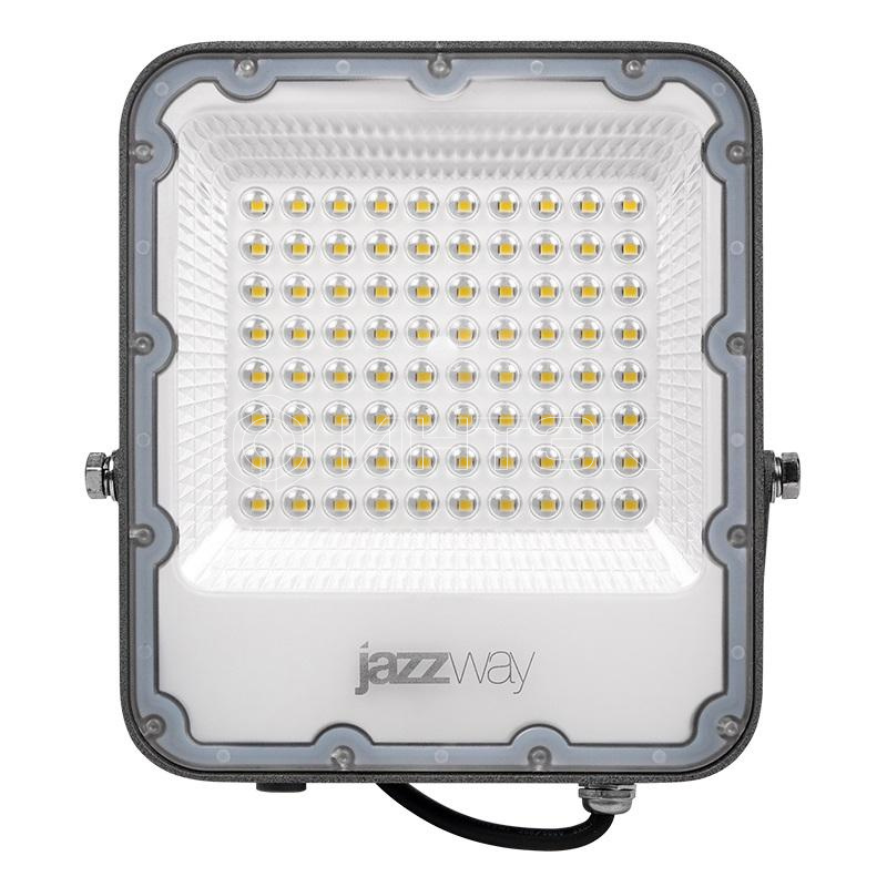 Прожектор светодиодный PFL-S4 50Вт 6500К IP65 80град. ДО с линзовым модулем Pro+ JazzWay 5036420 изображение, фото