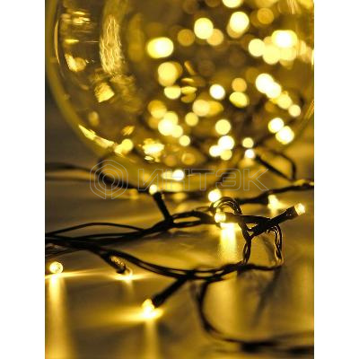 Гирлянда AC-G02-80Y 80LED 8.8м 8реж. 220В желт. ФАZА 5047693 изображение, фото