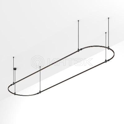 Трек ART-APRIORI-OVAL-ROD-800-4000х1000 BK IP20 метал. Arlight 048513 изображение, фото