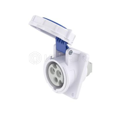 Розетка СП 16А 230В 3п 2P+E IP67 с наклоном DKC DIS4181663 изображение, фото