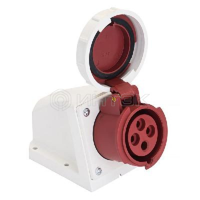 Розетка стационарная наружная 1142 3Р+РЕ 16А 380В IP67 PROxima EKF ps-1142-16-380 изображение, фото
