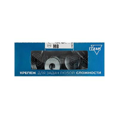 Шайба кузовная М8 DIN 9021 оцинк. (уп.100шт) Tech-Krep/Zitar 105266 изображение, фото