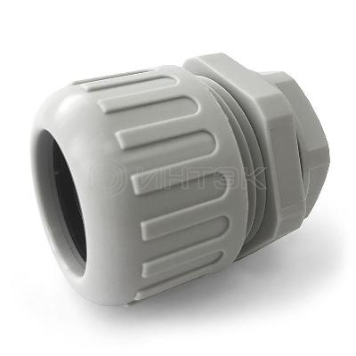 Муфта вводная усиленная ВМУ-ГТ-32 (М32) IP68 для гофрированной трубы сер. Промрукав PR08.3275 изображение, фото