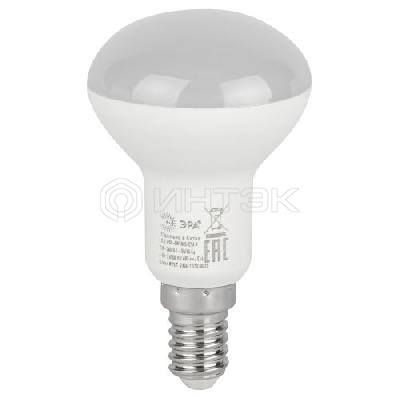 Лампа светодиодная RED LINE LED R50-6W-865-E14 R 6Вт R50 рефлектор 6500К холод.бел. E14 Эра Б0045335 изображение, фото