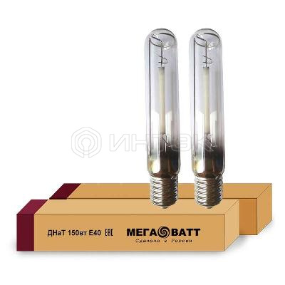Лампа газоразрядная натриевая ДНаТ 150 E40 (25) МЕГАВАТТ 02935 изображение, фото