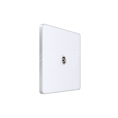 Розетка телевизионная оконечная TV/FM 1вых. СП Systeme Infinity 5-1000МГц арктич. лед Systeme Electric FSE000191 изображение, фото
