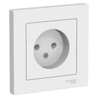 Розетка AtlasDesign без заземл. 16А в сборе лотос Systeme Electric ATN001340 изображение, фото