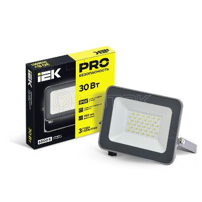 Прожектор светодиодный СДО 07-30 30Вт 6500К IP65 сер. IEK LPDO701-30-K03 изображение, фото