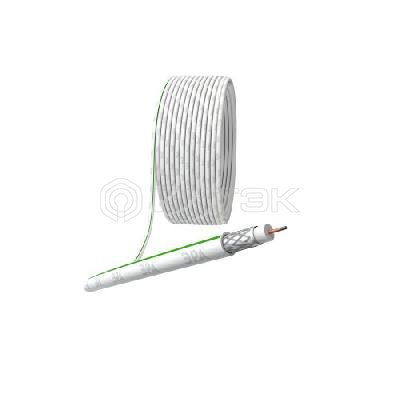Кабель коаксиальный SAT 703 B.CCS/оплетка Al 75проц. PVC Simple 75Ом бел. (м) Эра Б0044608 изображение, фото