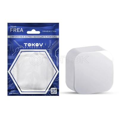 Выключатель 1-кл. ОП Frea 10А IP20 250В АБС-пластик бел. TOKOV ELECTRIC TKE-FR-V1-C01 изображение, фото