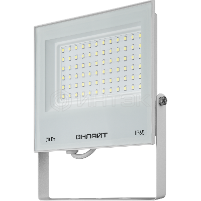 Прожектор светодиодный 90 138 OFL-70-6K-WH-IP65-LED 70Вт 6000К IP65 5600лм бел. ОНЛАЙТ 90138 изображение, фото