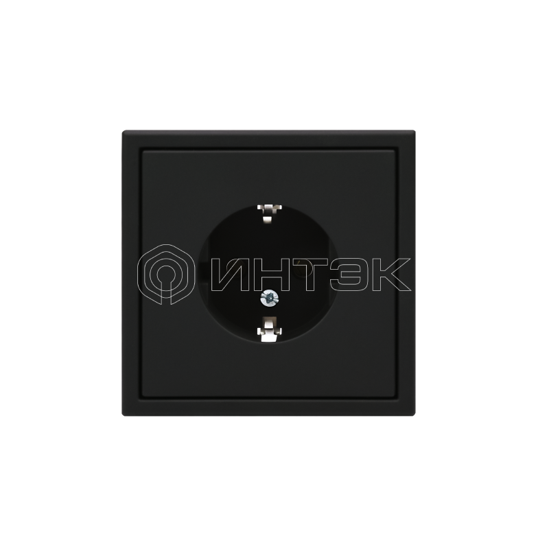 Розетка ArtGallery 16А с заземл. механизм карбон  Systeme Electric GAL001043 изображение, фото