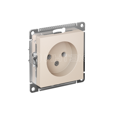 Розетка 1-м СП AtlasDesign 16А IP20 без заземл. без защ. шторок механизм беж.  Systeme Electric ATN000241 изображение, фото
